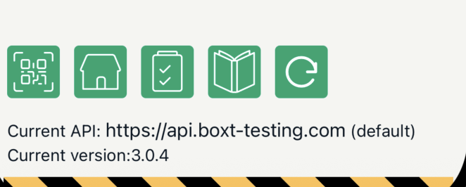 Dev Config Bar on login screen